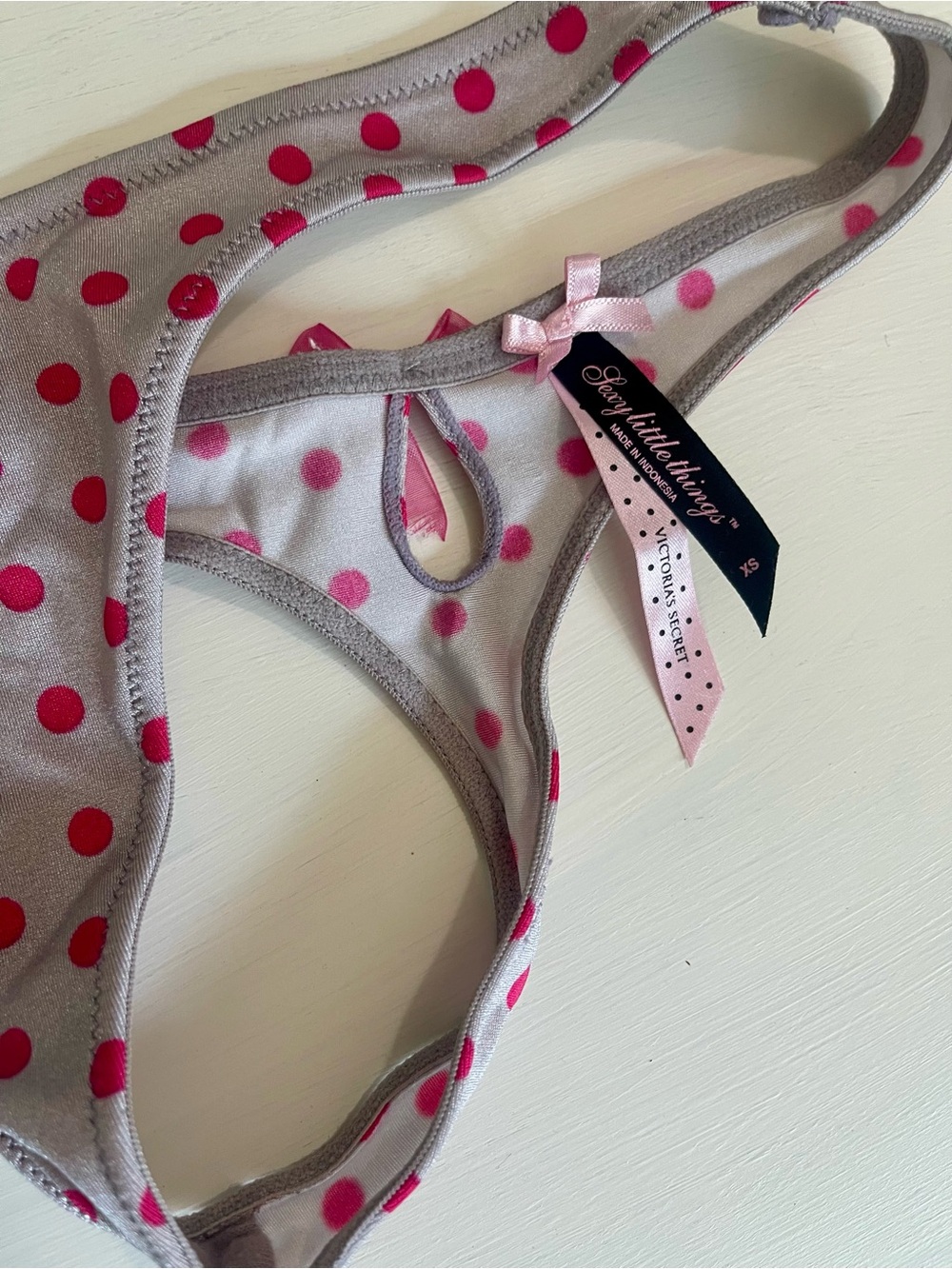 VS Polka Dot Bikini Panty - Sexy Little Things Collection XS - Picture 5 of 8